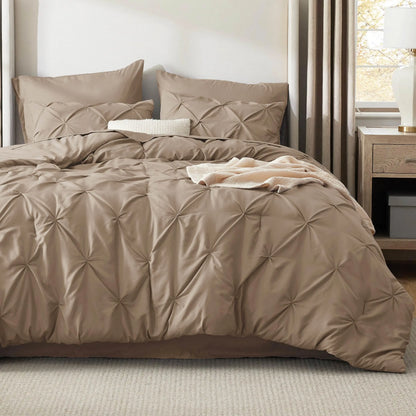 7 PCS-Soft Pintuck Messy Bedding Sets