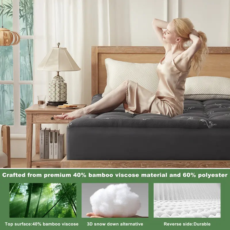 💤 Cooling Mattress Topper for Back Pain
